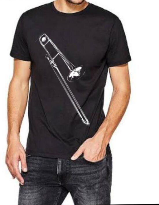 camiseta trombón de varas